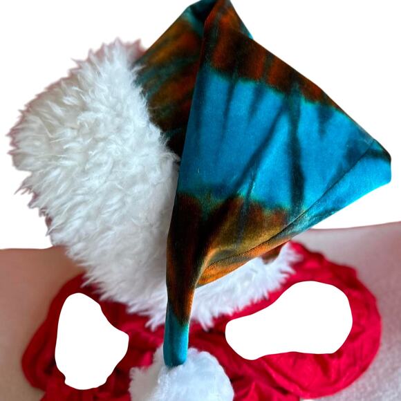 Handcrafted Tie-Dye Santa Hat - Picture 3 of 7